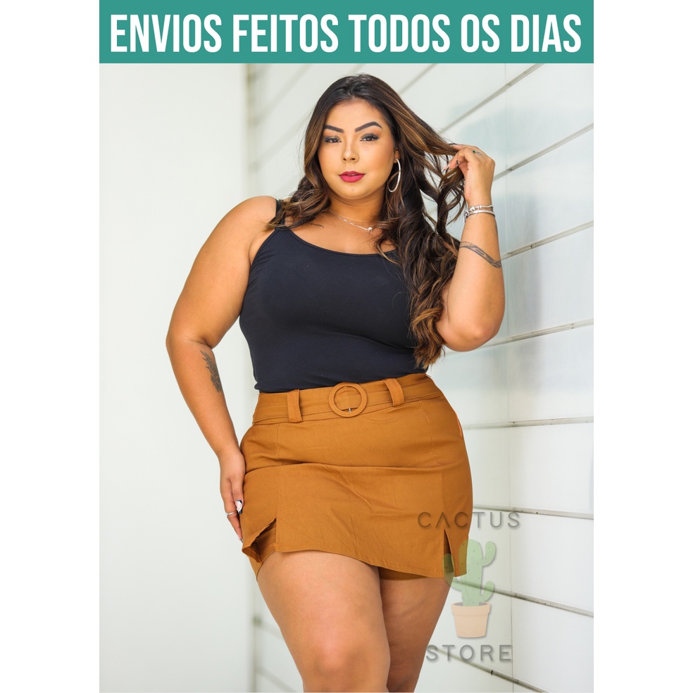 short plus size em Promoção Shopee Brasil