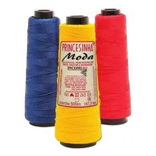 Linha Princesinha Moda Fio Fino Crochê / Tricô 500m - 1 Cone em Oferta na Shopee