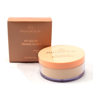 Pó Facial Solto Translúcido Woman´s Be You Phallebeauty PH004 em Oferta na Shopee