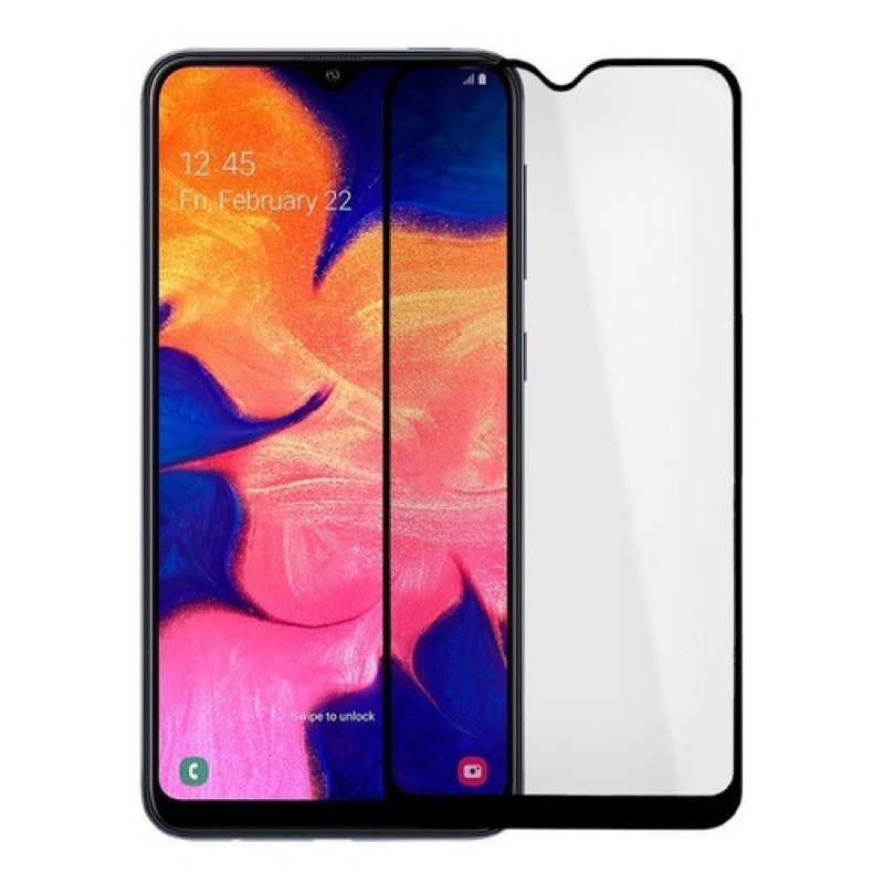 kit de 3 película 3D full A10 A10s M10 cobre a tela toda