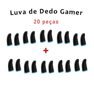 20 Peças Luva De Dedo Free Fire Gamer Pubg Atacado