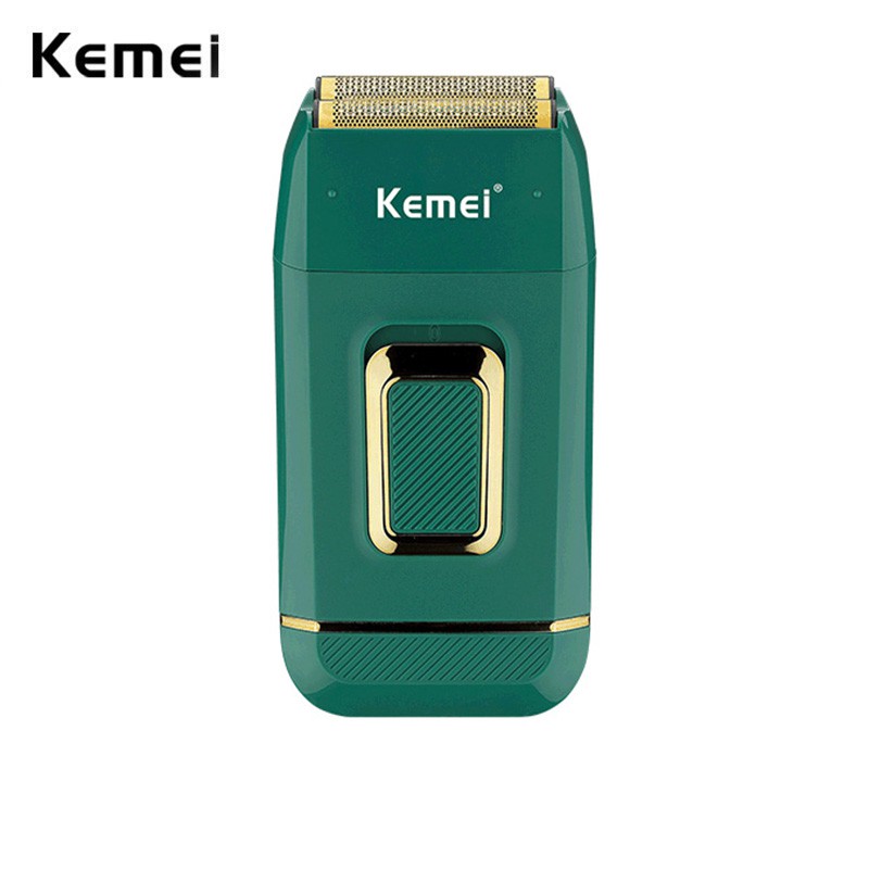 (Promoção) Barbeador Elétrico Profissional Kemei Para Masculino / Barbeador Sem Fio Recarregável