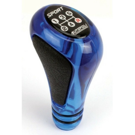 Manopla Bola de Câmbio Esportiva Azul Gol Parati G1 G2 G3 G4