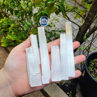 Bastão Barra de Selenita - Pedra da Purificação - Selenite Pedra Natural Bruta