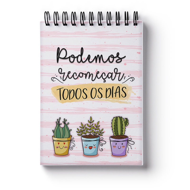 Bloquinho de Anotações Frases Motivacionais
