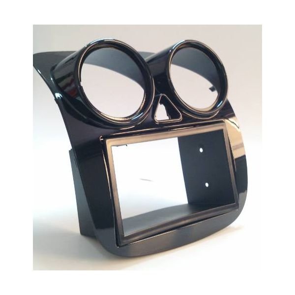 Moldura 2 Din Novo Palio 2014, 2015, 2016, 2017 - Black Piano em Oferta na Shopee