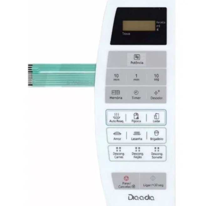 Membrana Teclado Microondas Panasonic Nn-st254w Nnst254w