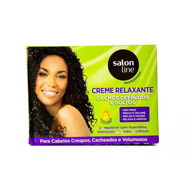 Creme Relaxante Cachos Definidos E Soltos Salon Line Shopee Brasil