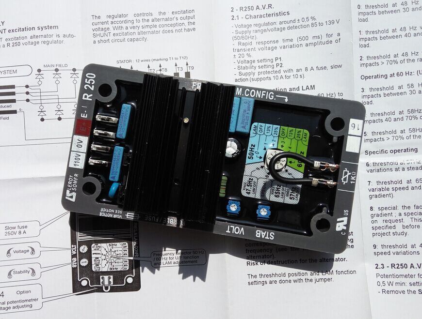 Leroy Somer Avr R250 Com Logo | Shopee Brasil