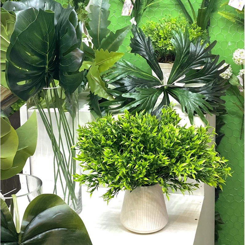 flores artificials pick verde decoracao de casa Plantas artificiais  ornamentos de grama falsa decoração de sala de estar pequenas plantas  verdes frescas | Shopee Brasil