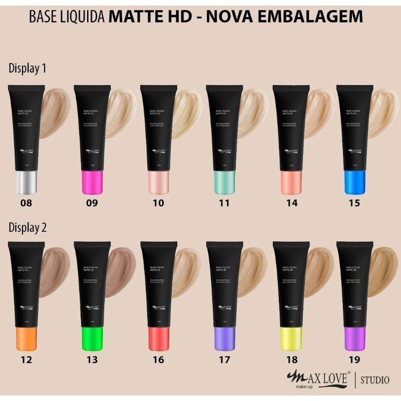 Base Matte Max Love COR 09 | Shopee Brasil