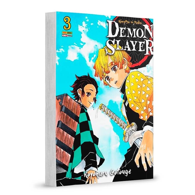 Mangá - Demon Slayer: Kimetsu No Yaiba - 03 - Novo/Lacrado