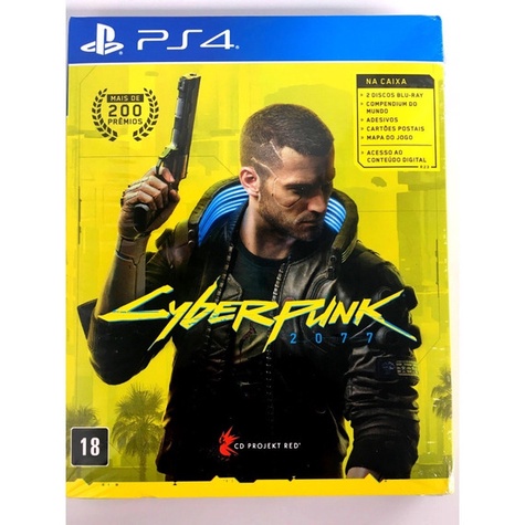 JOGO PS4 CYBERPUNK 2077 BOX FÍSICO SEMI-NOVO