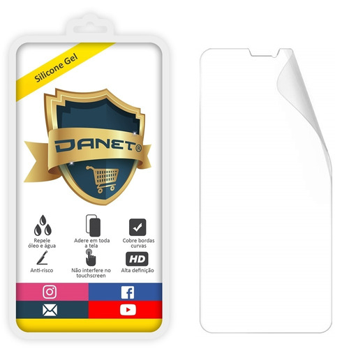 Película De Gel Curvada Novo Zenfone Max Pro M2 Zb631kl 6.3