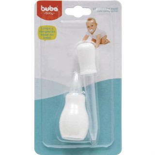 Aspirador Nasal Com Conta Gotas De Bebê Nariz Muco Portátil Buba em Oferta na Shopee