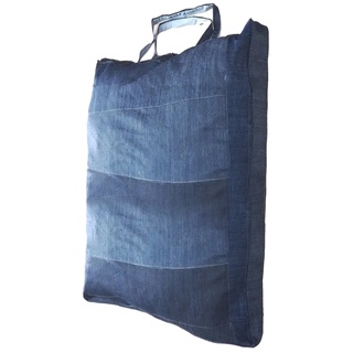 Sacolão Jeans Em Retalhos Grosso 90x74x50 120 Litros Ref:495