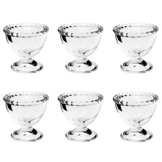 Conj. 6 Porta Ovos de Cristal Pearl Bolinhas Transparente Wolff em Oferta na Shopee