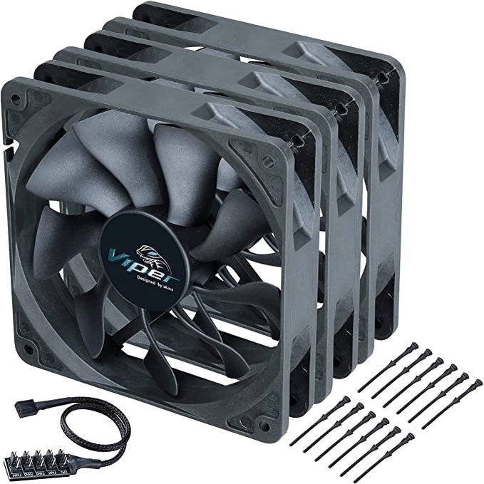 kit-fans-akasa-viper-120mm-4-pinos-pwm-preto-cfm-alto-splitter-fan