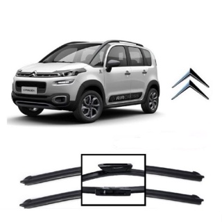 Par De Palhetas Limpador de Parabrisa Dianteiro Citroen Para Aircross 2015 Até 2022 em Oferta na Shopee