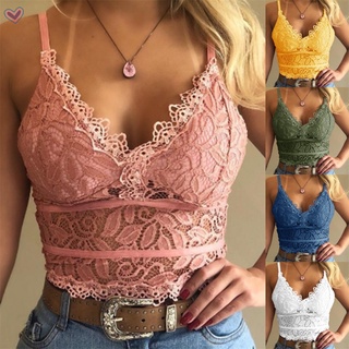 As Mulheres Atam O Espartilho Francês Camisole Bra Tanque Cinta Larga Tops Para Diárias Casual Roupa Interior Da Menina Oco Padrão Sem Mangas Fino Flor Bordado