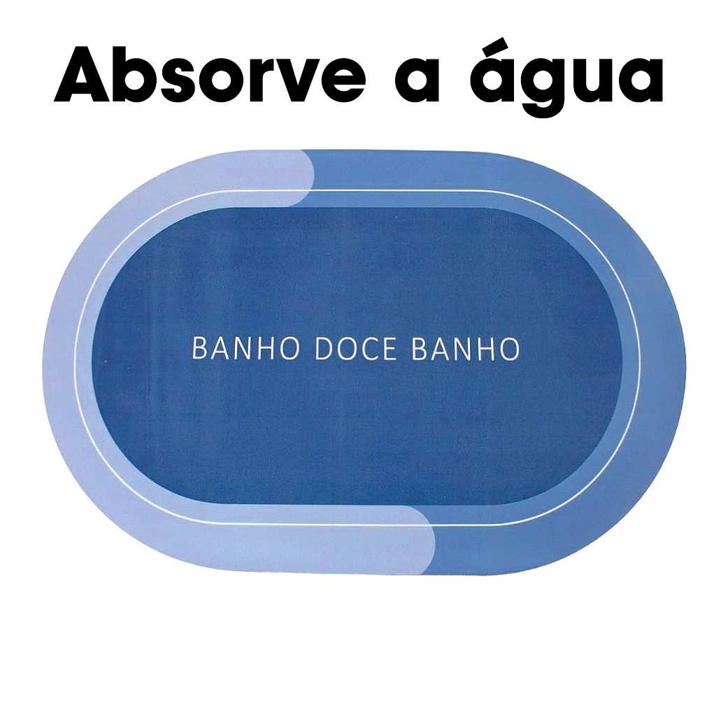 Tapete Para Banheiro Antiderrapante Super Absorvente 38×58 – Tapete Banheiro – Tapete de Banheiro – Tapete Antiderrapante Banheiro