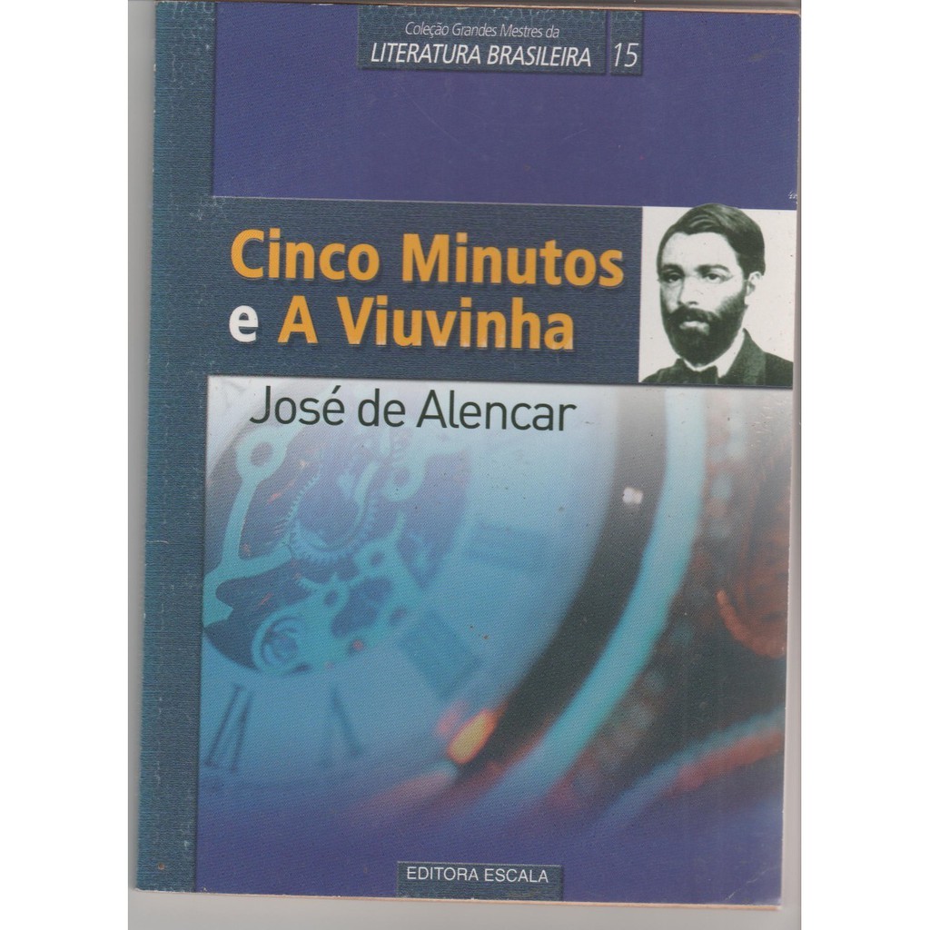 Livro Cinco Minutos E A Viuvinha, José Alencar, Coleção Grandes Mestres Da Literatura