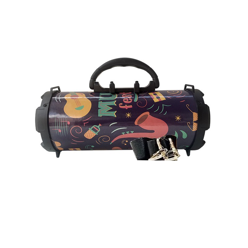 CAIXA GRASEP D-P14 ROXA INSTRUMENTOS HIFI - CARTÃO SD - BT