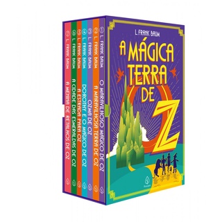 Box - A mágica Terra de Oz - vol. I - com sete livros e marc
