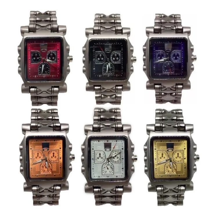 Relógio Masculino Oakley Tank Minute Machine - Vermelho / Preto / Azul / Laranja / Branco / Dourado - Premium