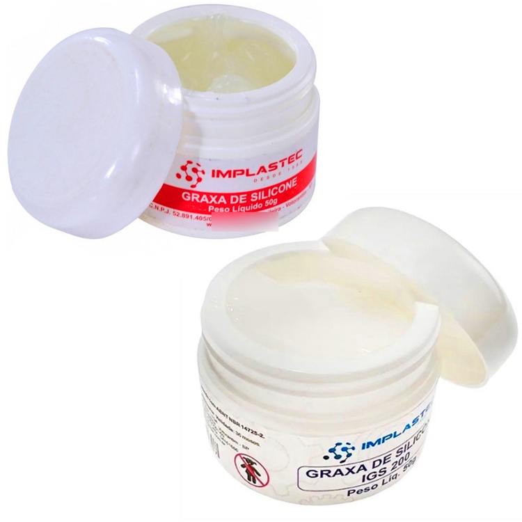 Graxa De Silicone Dielétrica Pote 50g Implastec