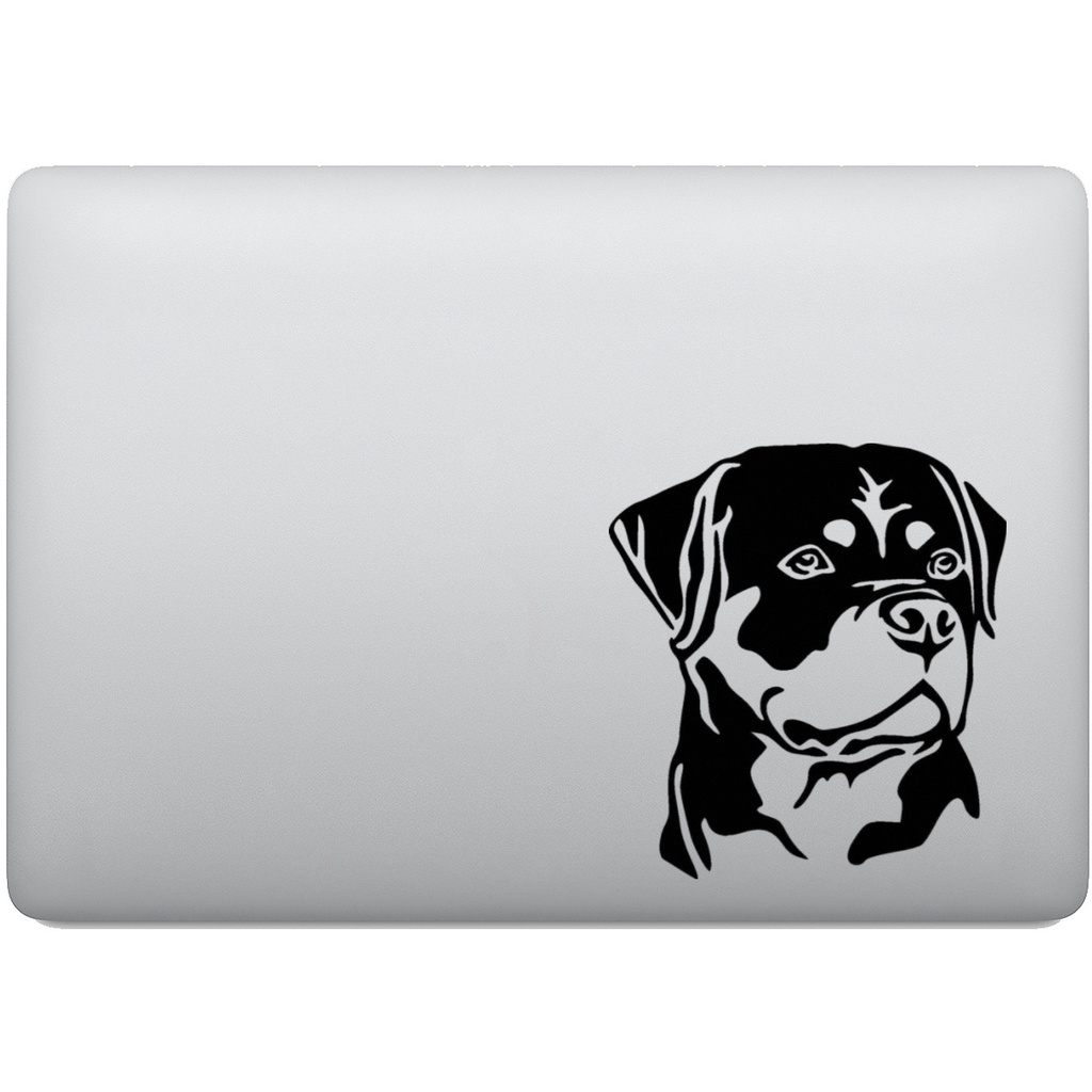 Adesivo de Notebook Cachorro Raça Rottweiler