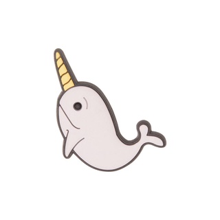 Jibbitz charm baleia narwhal unico