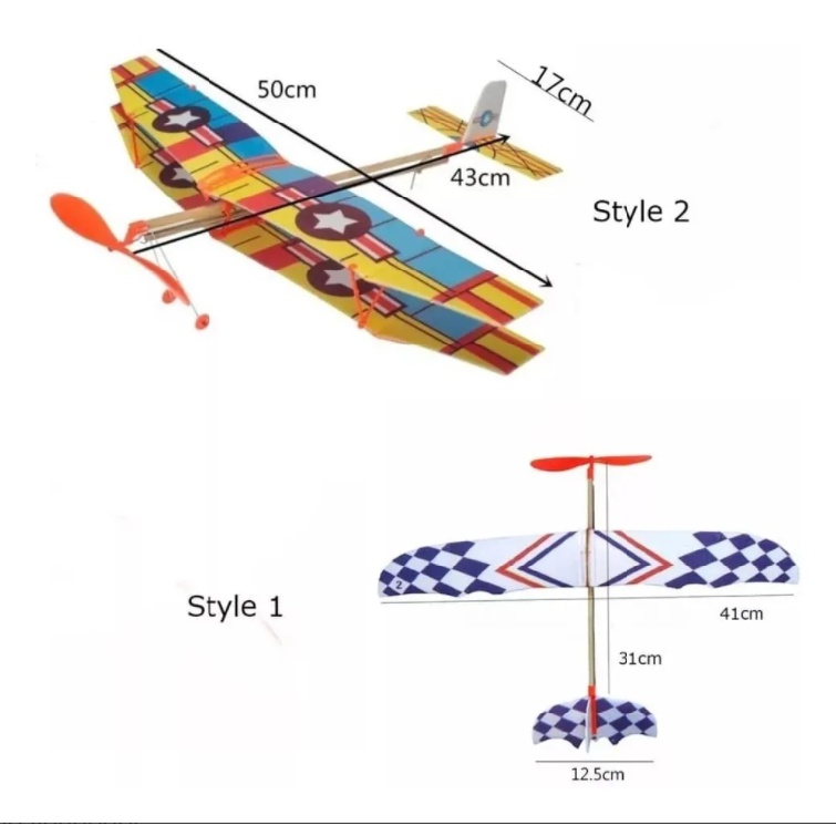 Avião Planador de Isopor Flexivel