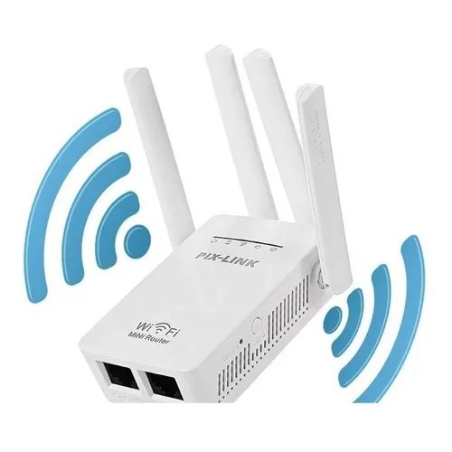 repetidor wifi 2800m 4 antenas amplificador de sinal pix link