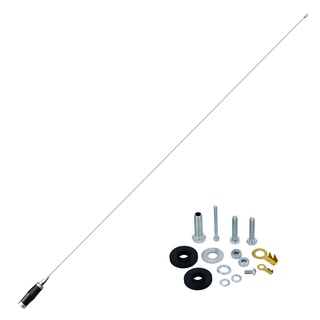 Antena Móvel Bobinada Px 1,40 metros Mini Maria Mole Inox B-2005p