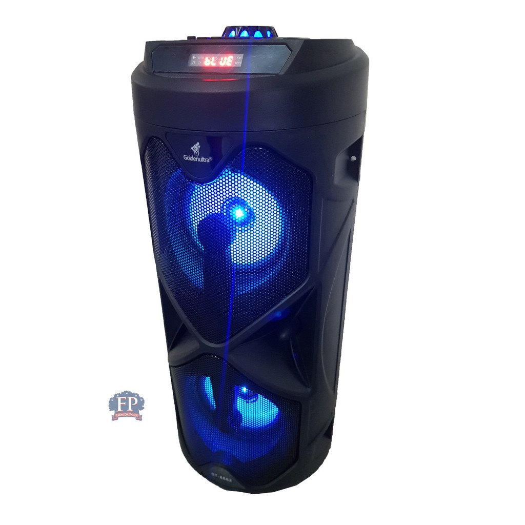 Caixa Som Potente Com alça Luzes no desing Portátil Alta Qualidade bluetooth conecta todos os aparelhos celulares entrada USB Pendrive Rádio FM grande oferta