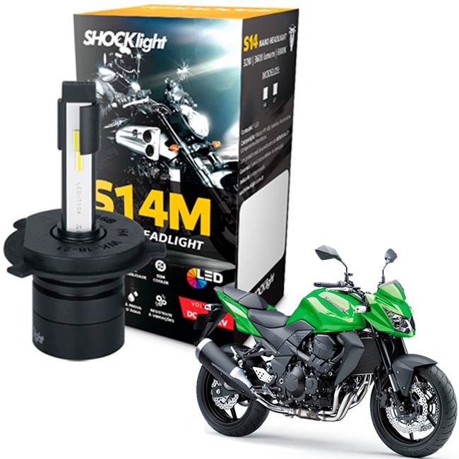 Lâmpada Ultra Led Farol Moto Kawasaki Z 750 2011 2012 2013 em Oferta na Shopee