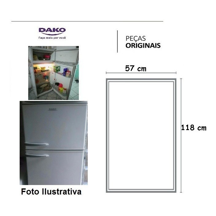 Borracha Para Geladeira Dako Redk40 / Redk38 - A Porta Maior