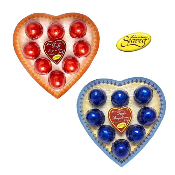 Bombom Mini Trufa Coração c/ 8 un -  Siareg promoção em Oferta na Shopee