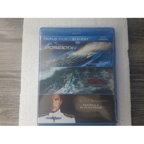 Blu Ray Poseidon + Mar Em Fúria + Força Em Alerta - Lacrado