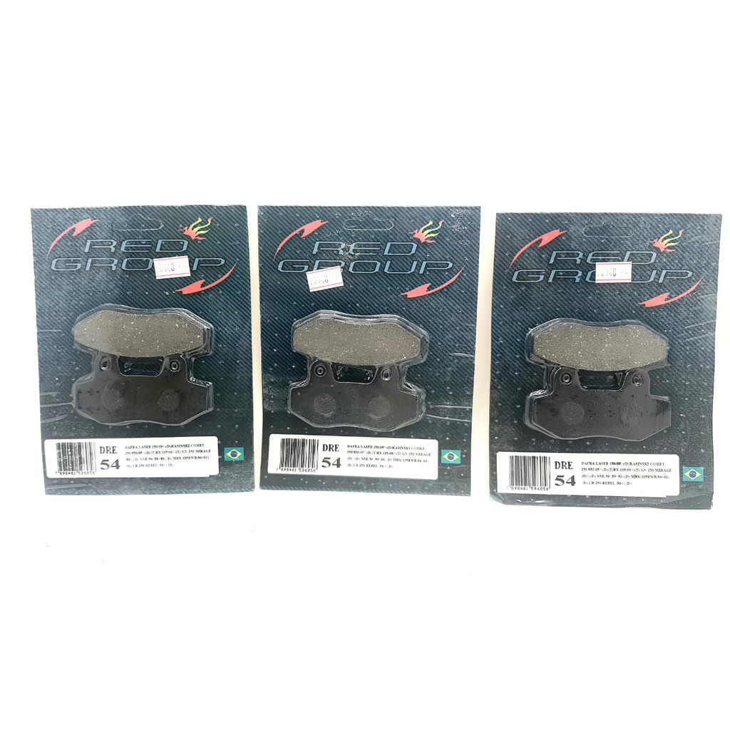 2 Pastilha Freio Dianteira + 1 Pastilha Freio Traseira Comet 650