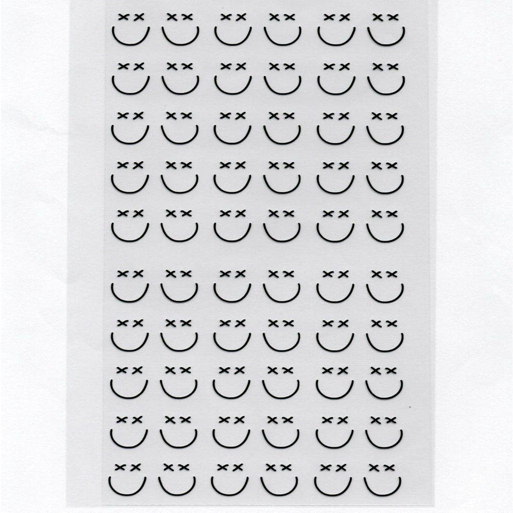 60 adesivos de unha 3D smiles sorrisos PRÉ PRONTO  - modelo 342-2 masculino 2 em Oferta na Shopee