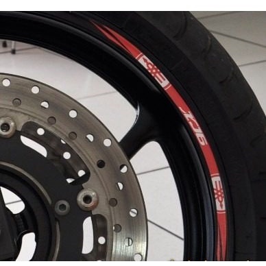 Friso Adesivo Refletivo Personalizado 1 Roda Moto Yamaha Xj6
