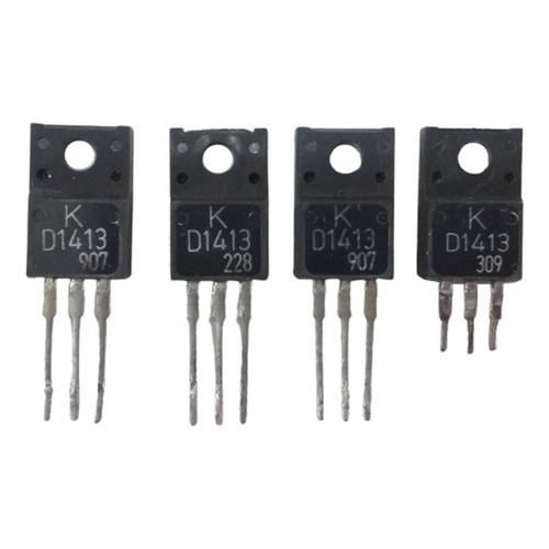 Kit 04 Transistor 2sd1413 D1413 110v 8a Antigo Original | Shopee Brasil