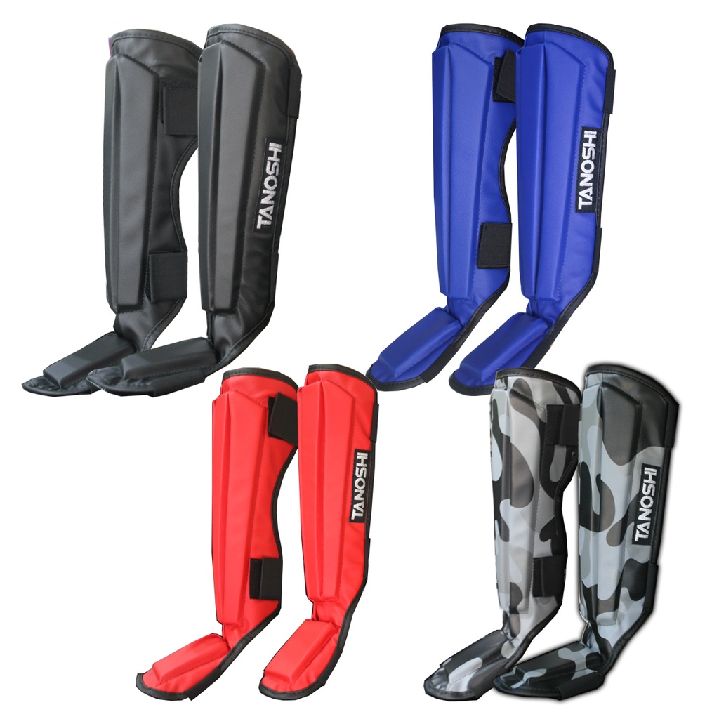 Caneleira anatômica G para MuayThai, Sanda, Kickboxing TANOSHI para acima 1,75m altura em Oferta na Shopee