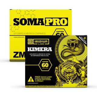 Termogênico Kimera Thermo 60 comprimidos e Soma Pro Pré Hormonal 60 comprimidos Iridium Labs