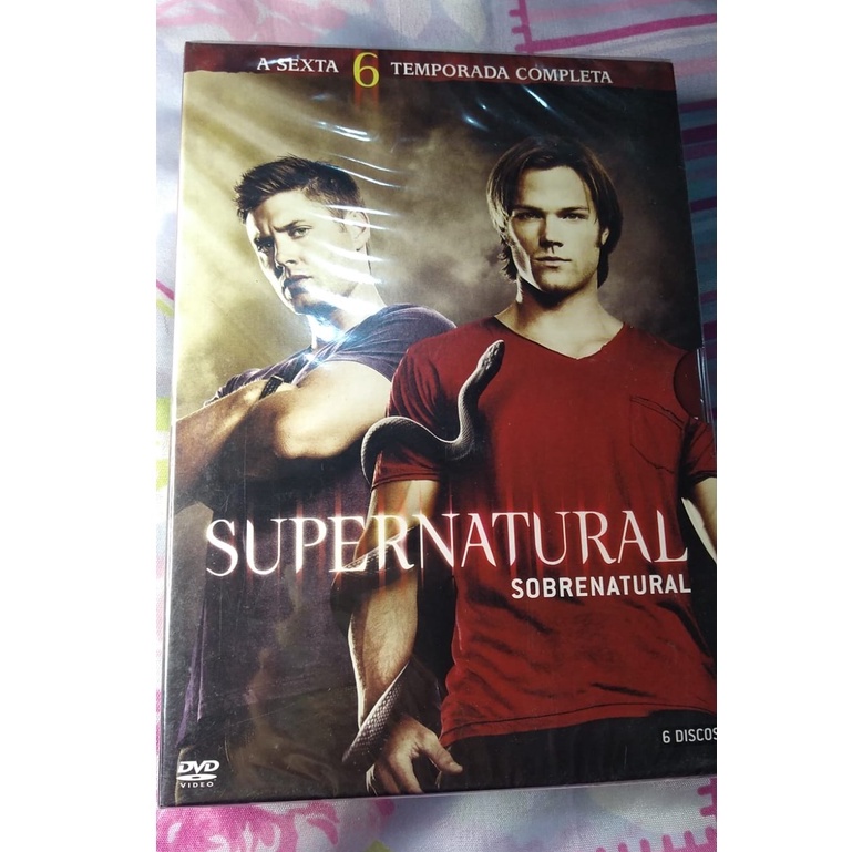 box dvd supernatural 6 temporada