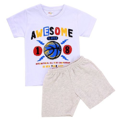 Conjunto Criança Infantil Regata Camiseta + Shorts Sortidos