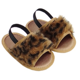 Chinelo Slide Pelúcia Sandália Onça Oncinha Pantufinha Pantufa Bebê Pelo Luxo