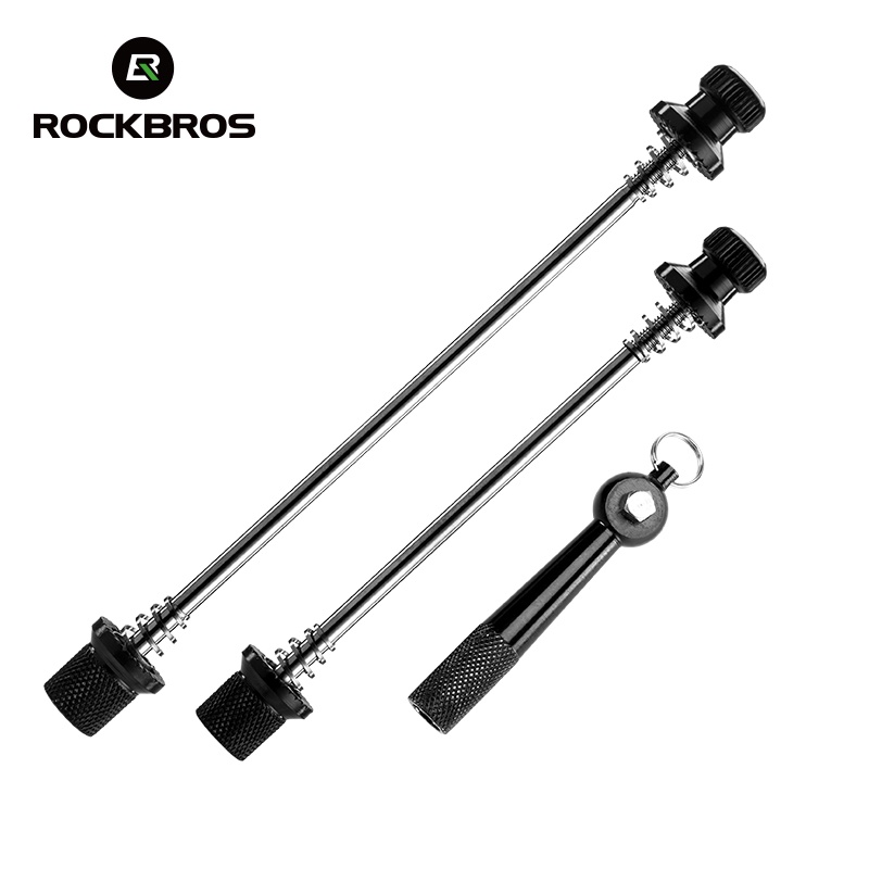 RockBros Ultralight Anti-Furto Espetos Estrada MTB Rodas De Bicicleta Travamento Segurança Posto De Liberação Rápida QR Peças De 2 Cores